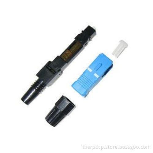 Pre - polished Pluggable SC Fast fibre optic connectors for